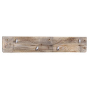 GARDEROBENLEISTE - Naturfarben, LIFESTYLE, Holz/Metall (80/14/6cm) - Carryhome
