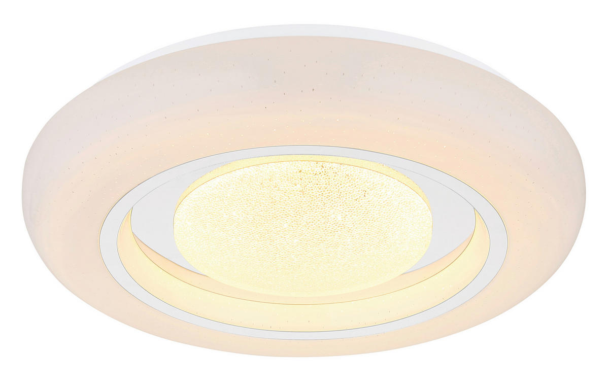 LED SVJETILJKA STROPNA BURRO  - bijela/opalna, Design, metal/plastika (39/8cm)