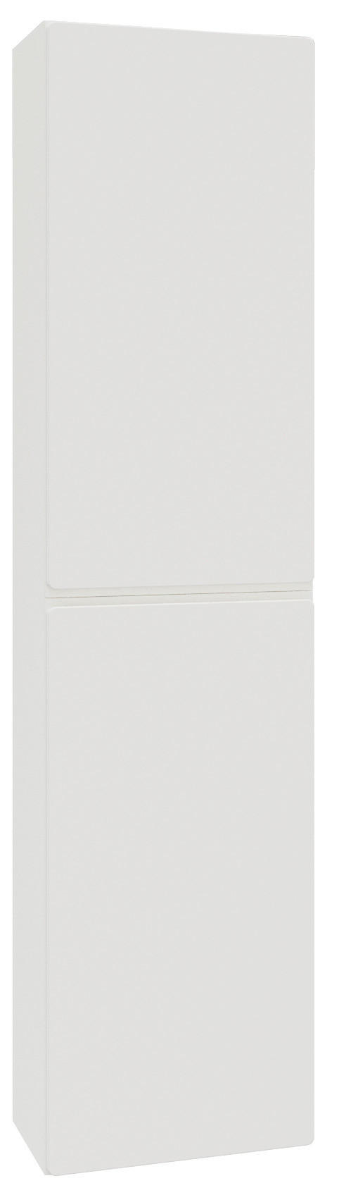 HOCHSCHRANK 35/150/33 cm  - Weiß, MODERN, Glas/Holzwerkstoff (35/150/33cm) - Welnova