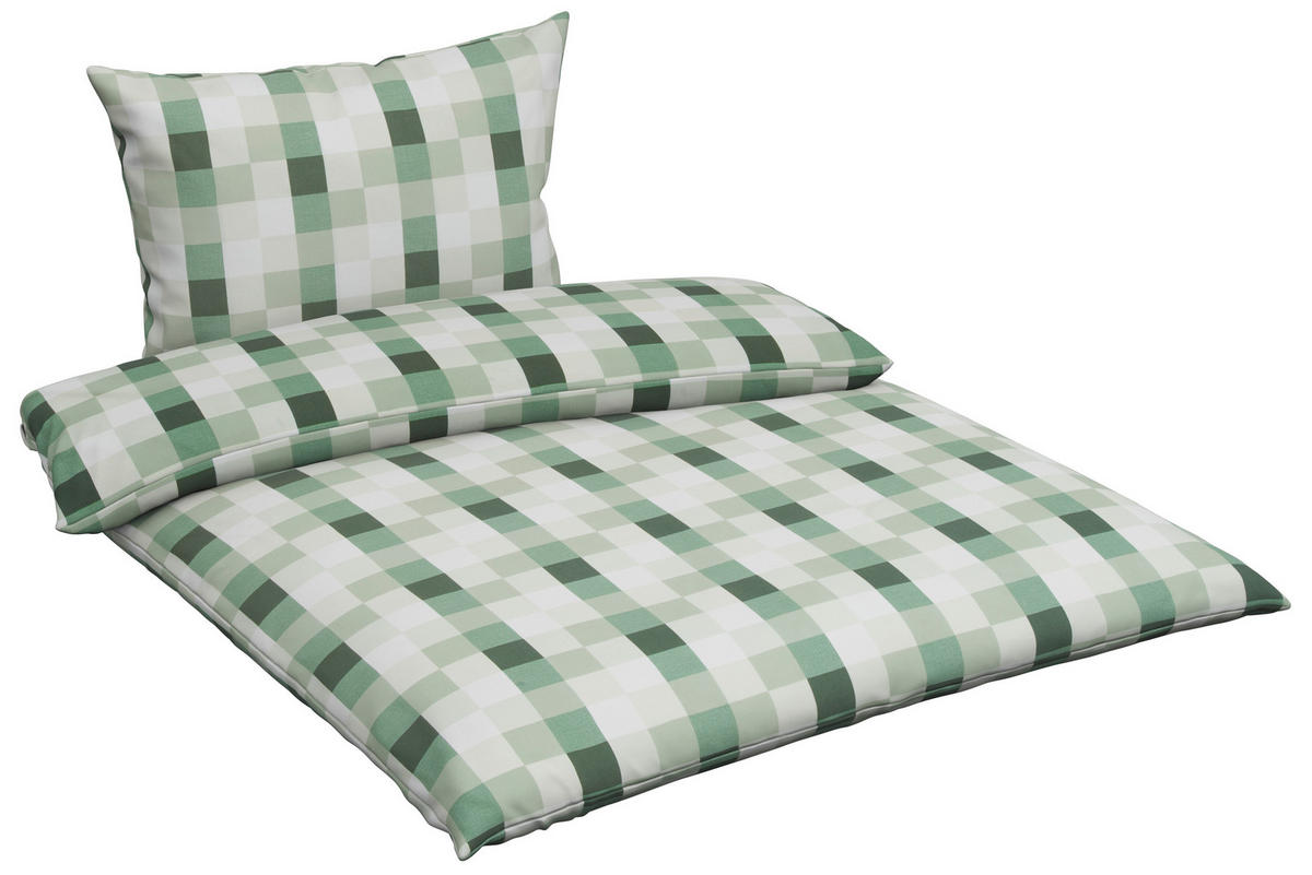 ÁGYNEMŰHUZAT-GARNITÚRA 140/200 cm  - zöld, Basics, textil (140/200cm) - Joop!