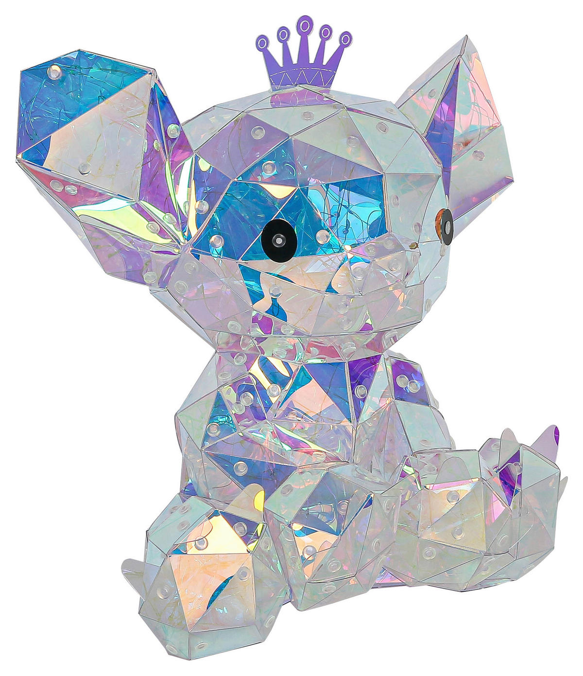 TISCHLEUCHTE - Transparent/Perlmutt, Trend, Kunststoff (21/27/30cm) - Novel