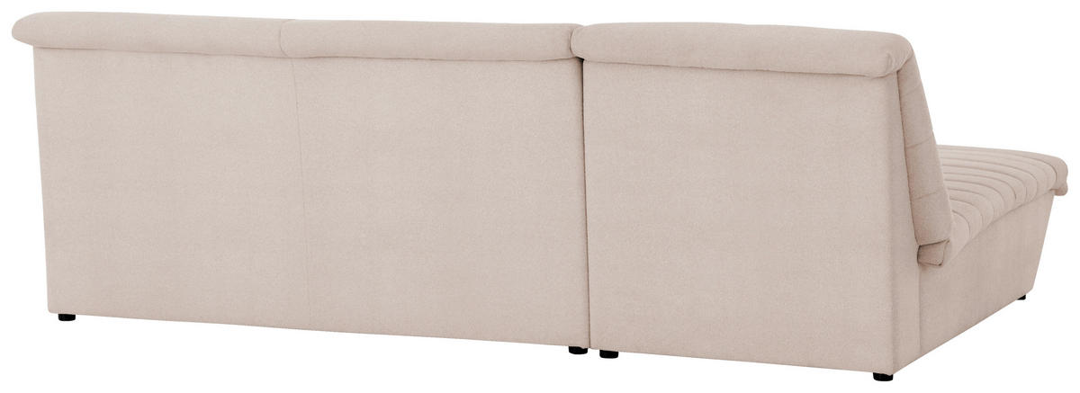 ECKSOFA in Webstoff Ecru  168/274 cm  - Ecru/Schwarz, Design, Kunststoff/Textil (168/274cm) - LOOKS by W.Joop
