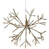 LED-DEKOLEUCHTE  - Transparent/Goldfarben, Basics, Kunststoff/Metall (40/40cm) - Eglo