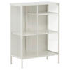 BÜCHERWAND Weiß  - Weiß, Design, Metall (80/110/40cm) - Livetastic