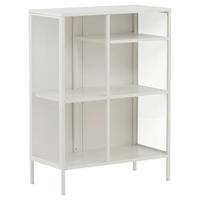BÜCHERWAND Weiß  - Weiß, Design, Metall (80/110/40cm) - Livetastic