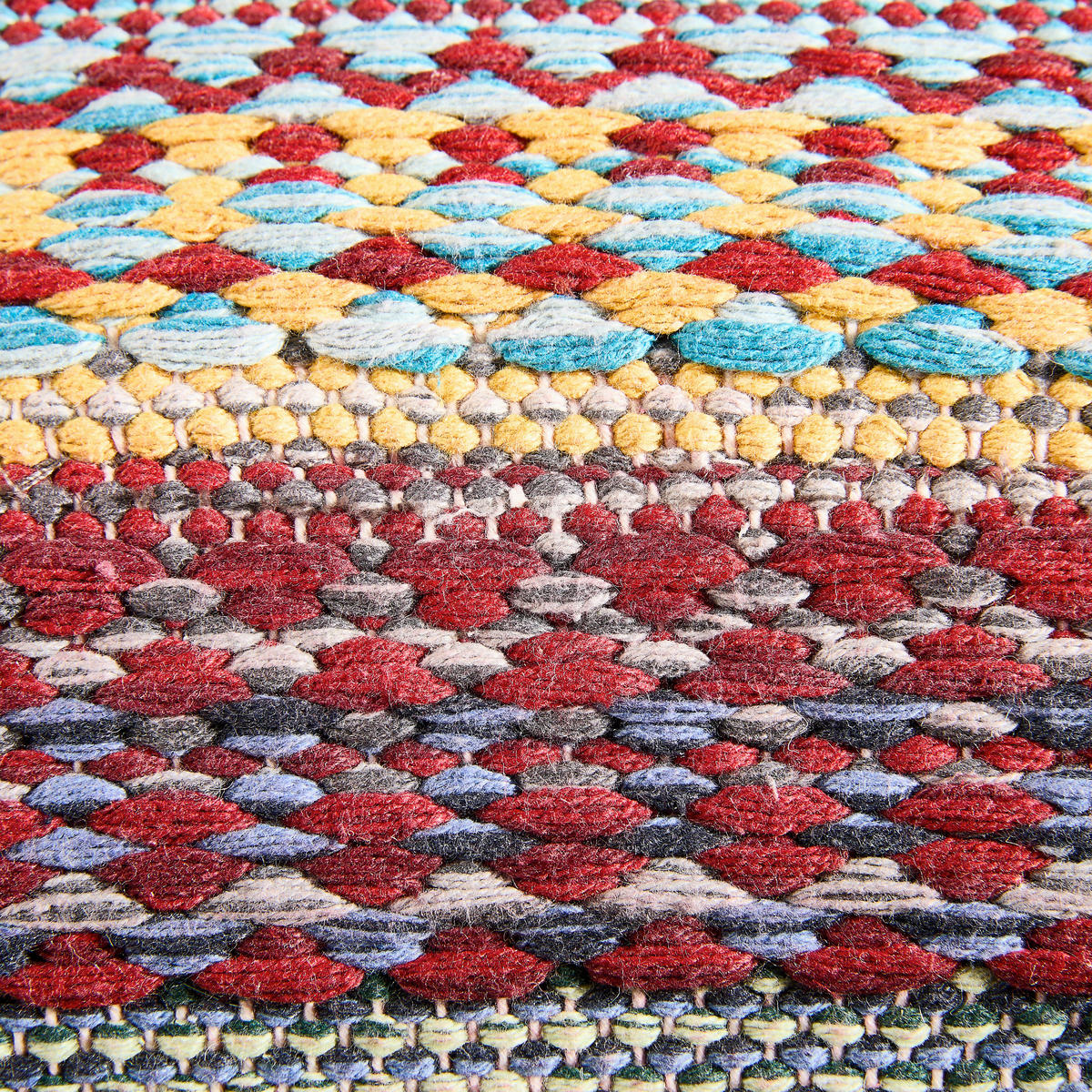 POUF Abstraktes 40/40/40 cm  - Multicolor, Trend, Textil (40/40/40cm) - Boxxx