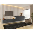 LOWBOARD  in 180/36,7/42 cm  - Anthrazit, Design, Holzwerkstoff (180/36,7/42cm) - Hom`in