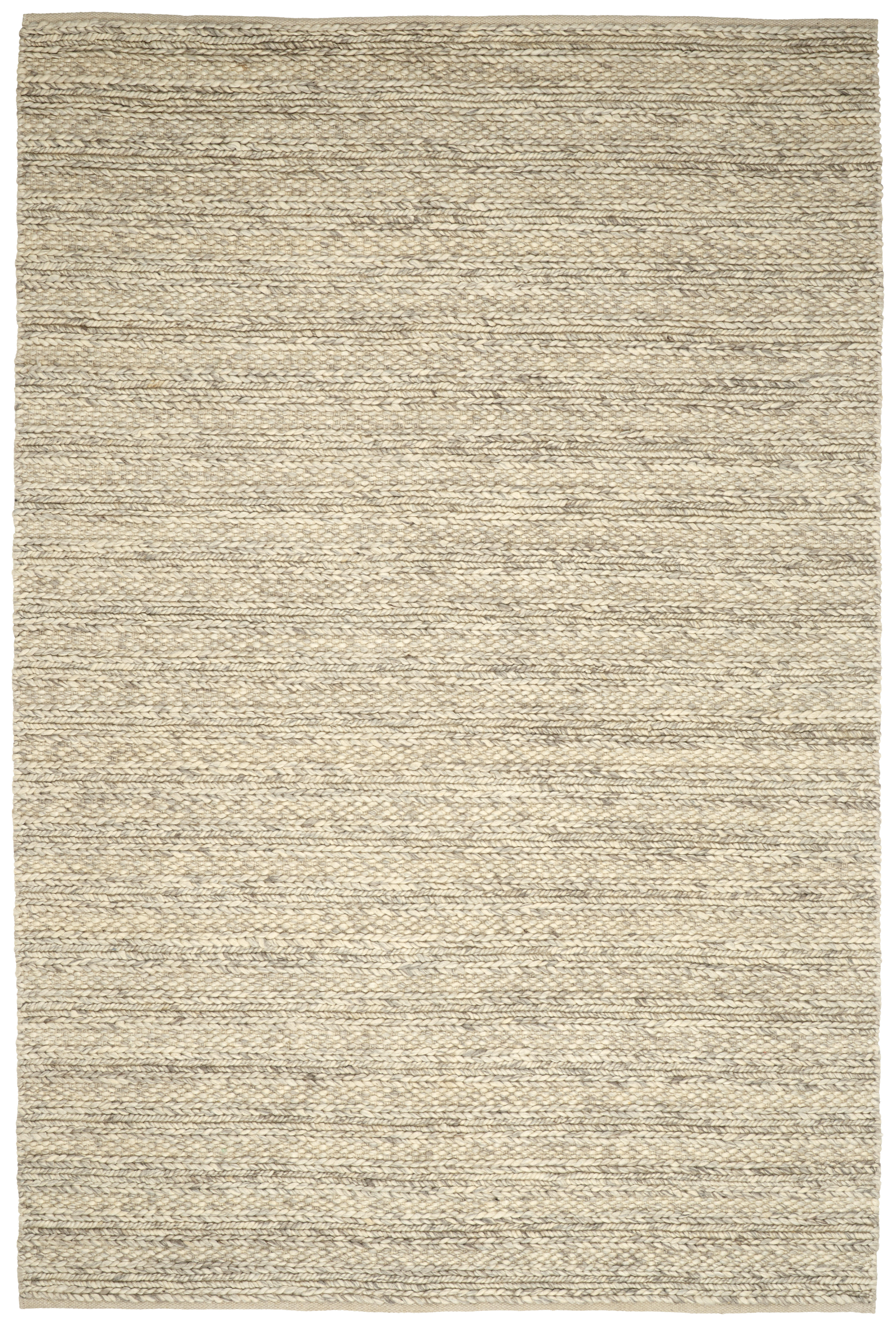 RUČNO TKANI TEPIH  srebrne boje     - srebrne boje, Natur, tekstil (160/230cm) - Linea Natura