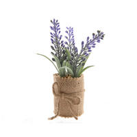 VEŠTAČKA BILJKA - zelena/ljubičasta, Osnovno, plastika (12cm)