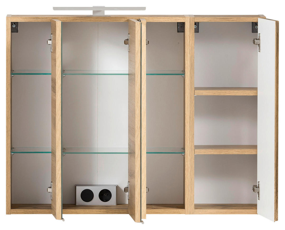 SPIEGELSCHRANK 85/64/20 cm  - Modern, Glas/Holzwerkstoff (85/64/20cm) - Held