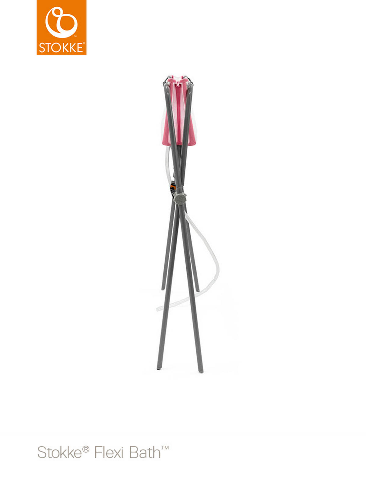 STALAK ZA KADICU  Flexi Bath   - siva, Basics, metal/plastika (87/57/96cm) - Stokke