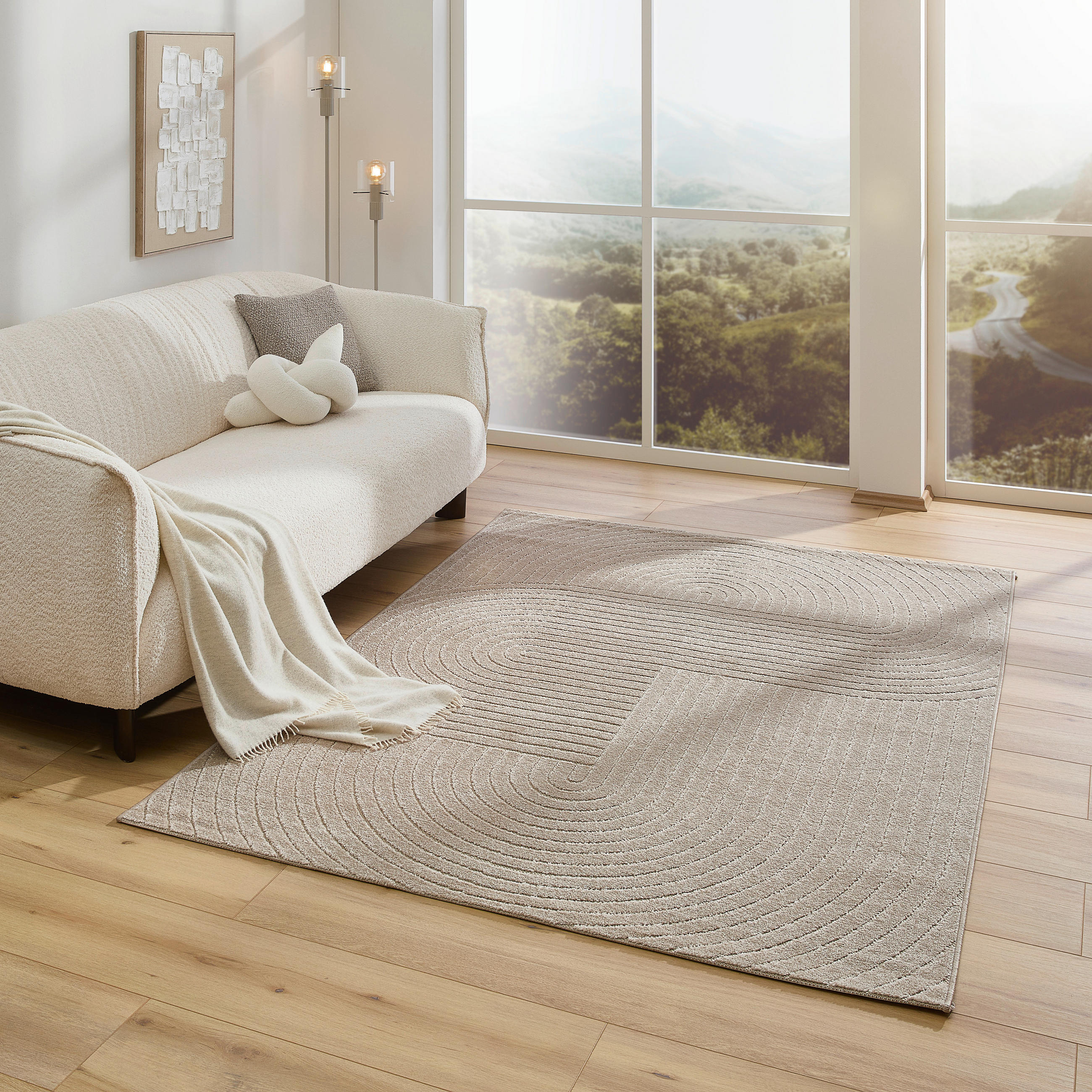 OUTDOORTEPPICH 80/150 cm Las Palmas Taupe  - Taupe, Trend, Textil (80/150cm) - Novel
