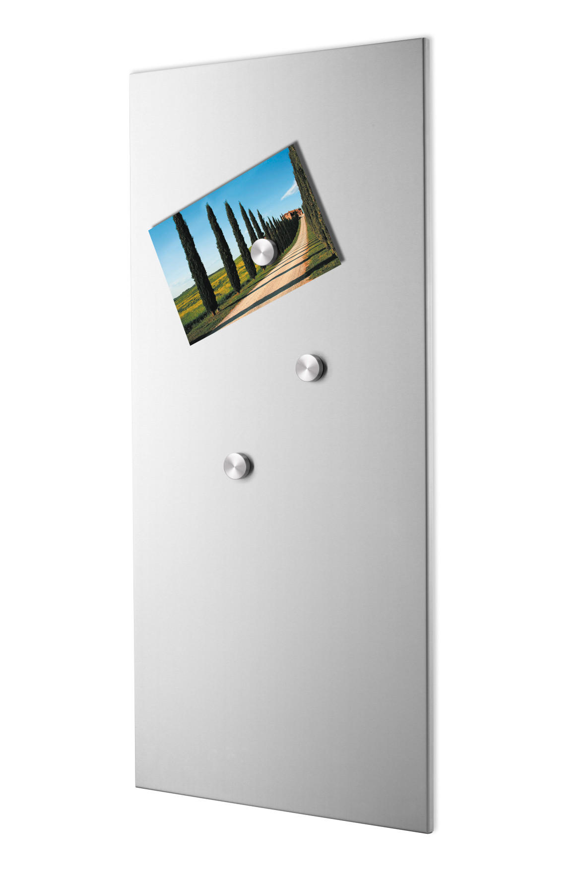 MAGNETTAFEL - Edelstahlfarben, MODERN, Metall (35/75/2cm) - Zack