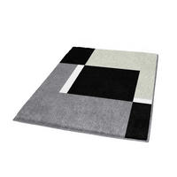 PROSTIRKA ZA KUPATILO  crna 70/120 cm  - crna, Osnovno, plastika (70/120cm) - Kleine Wolke