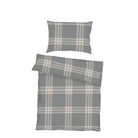 BETTWÄSCHE Pure Flanell 140/200 cm  - Anthrazit, Design, Textil (140/200cm) - Kaeppel
