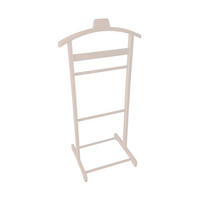 HERRENDIENER in Kaschmir 48/97/36 cm   - Kaschmir, Basics, Holz (48/97/36cm)