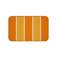 BADEMATTE Orange 50/80 cm  - Orange, Basics, Kunststoff/Textil (50/80cm) - Grund
