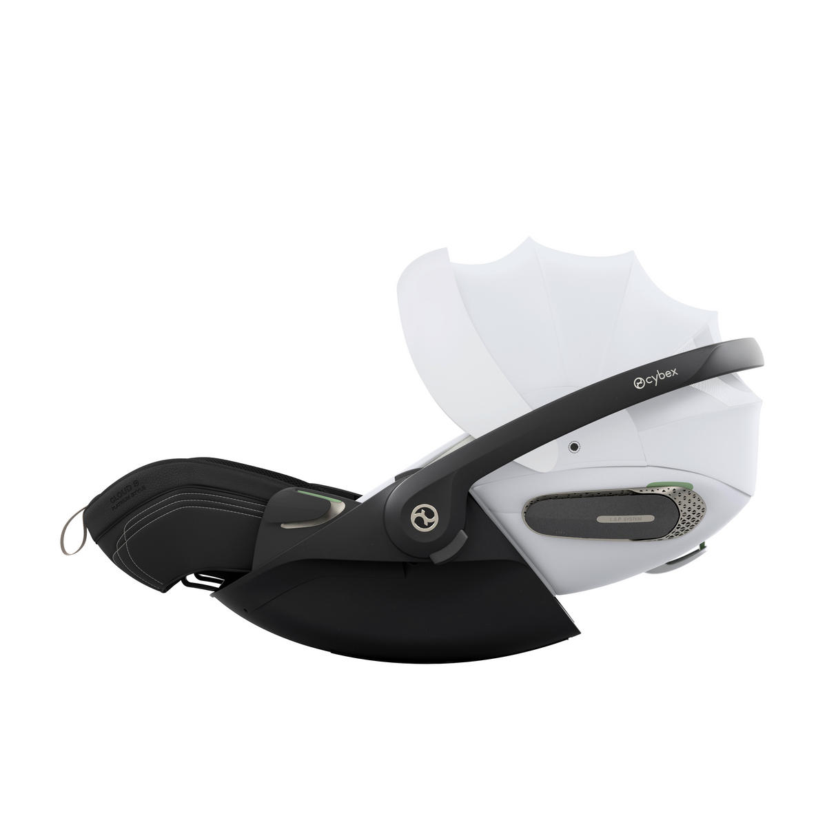 BABYSCHALE  Cloud S Style Misty Grey  - Hellgrau, Basics, Kunststoff/Textil (72/44/37,5cm) - cybex PLATINUM