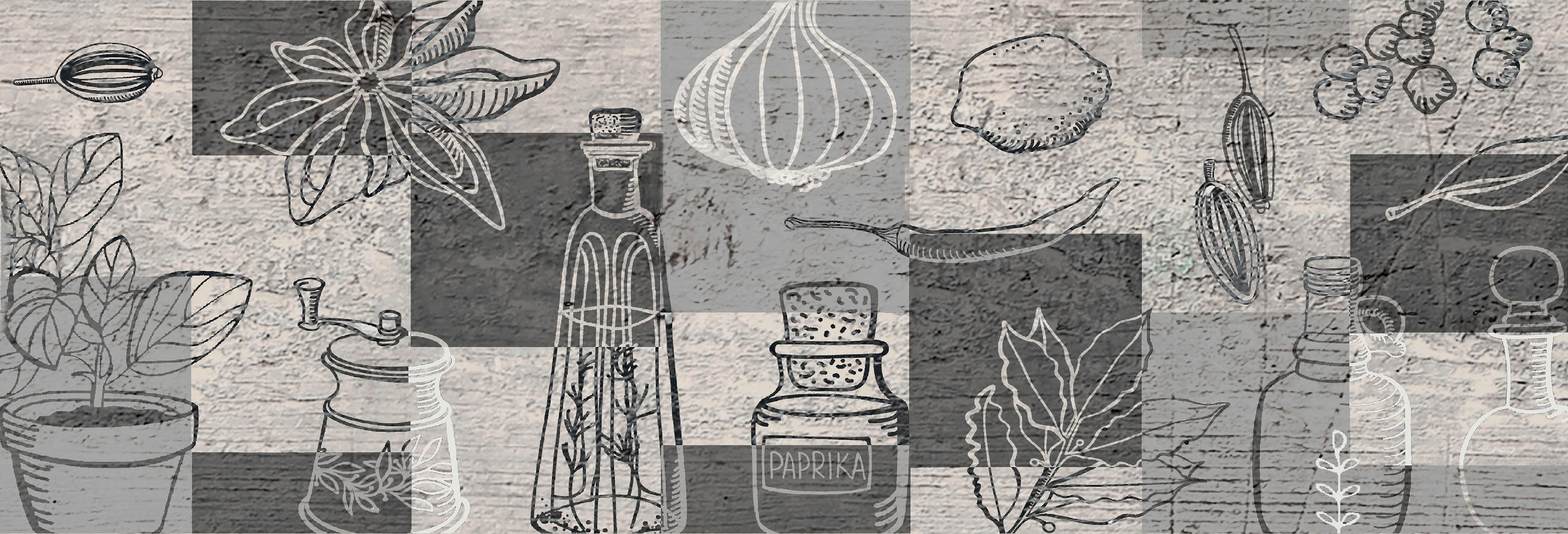 KONYHAI FUTÓ - világosszürke, Basics, műanyag (60/180cm)