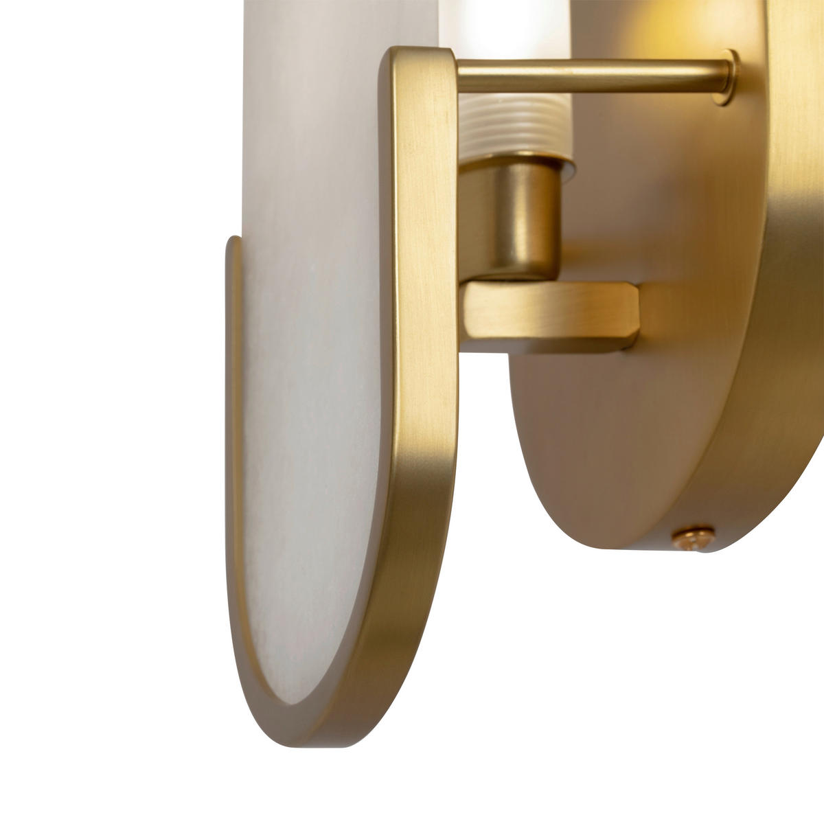 WANDLEUCHTE - Goldfarben, Basics, Stein/Metall (9,6/29,5/12cm) - MAYTONI