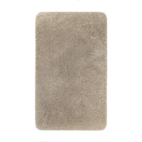 BADTEPPICH Taupe 70/120 cm  - Taupe, Basics, Kunststoff/Textil (70/120cm) - WECON HOME