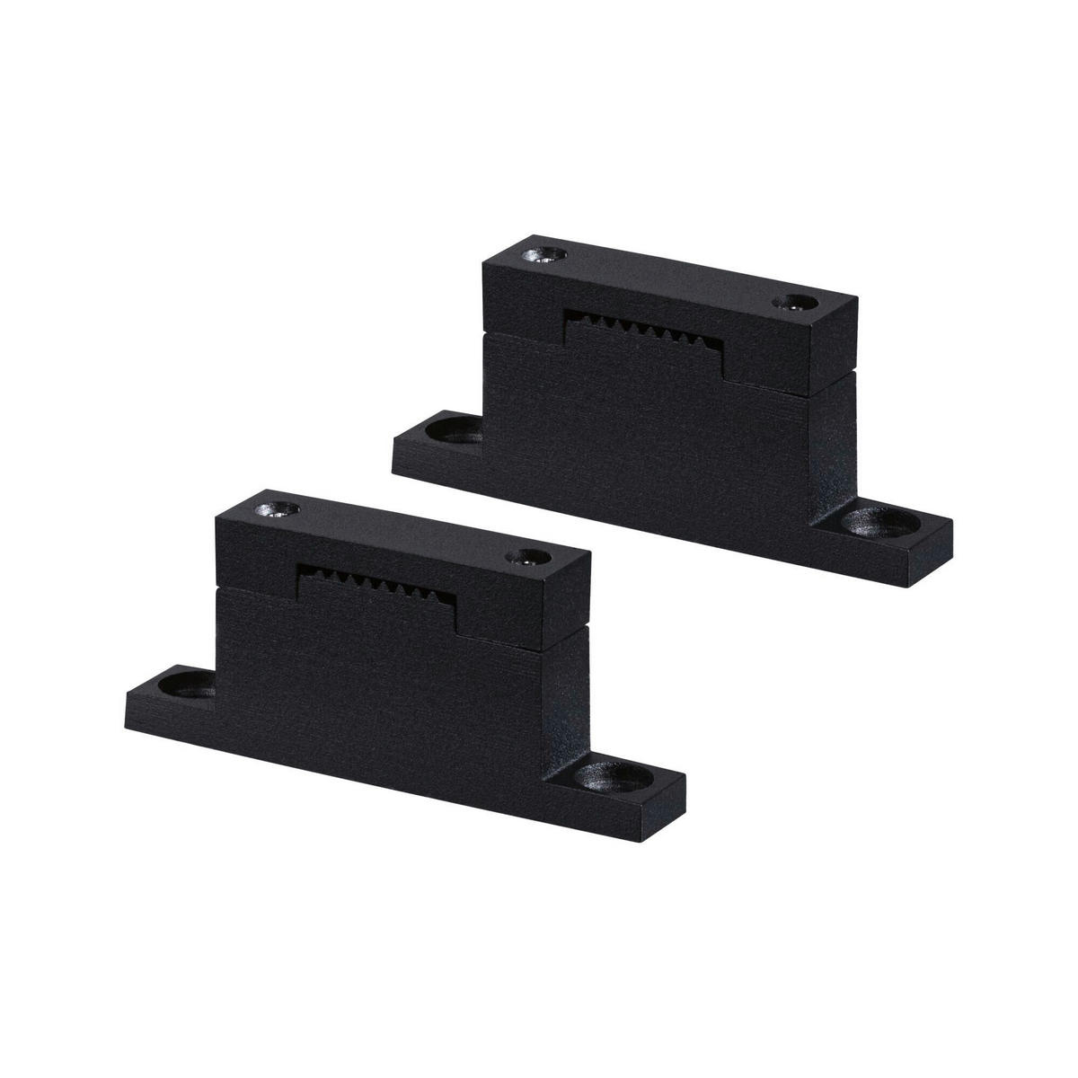 SEILSYSTEM-MONTAGESET ULine 1,2/3,0/7,2 cm   - Schwarz, Basics, Metall (1,2/3,0/7,2cm) - Paulmann