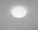 LED-DECKENLEUCHTE  26/9,5 cm    - Chromfarben/Weiß, Design, Glas/Metall (26/9,5cm) - Helestra