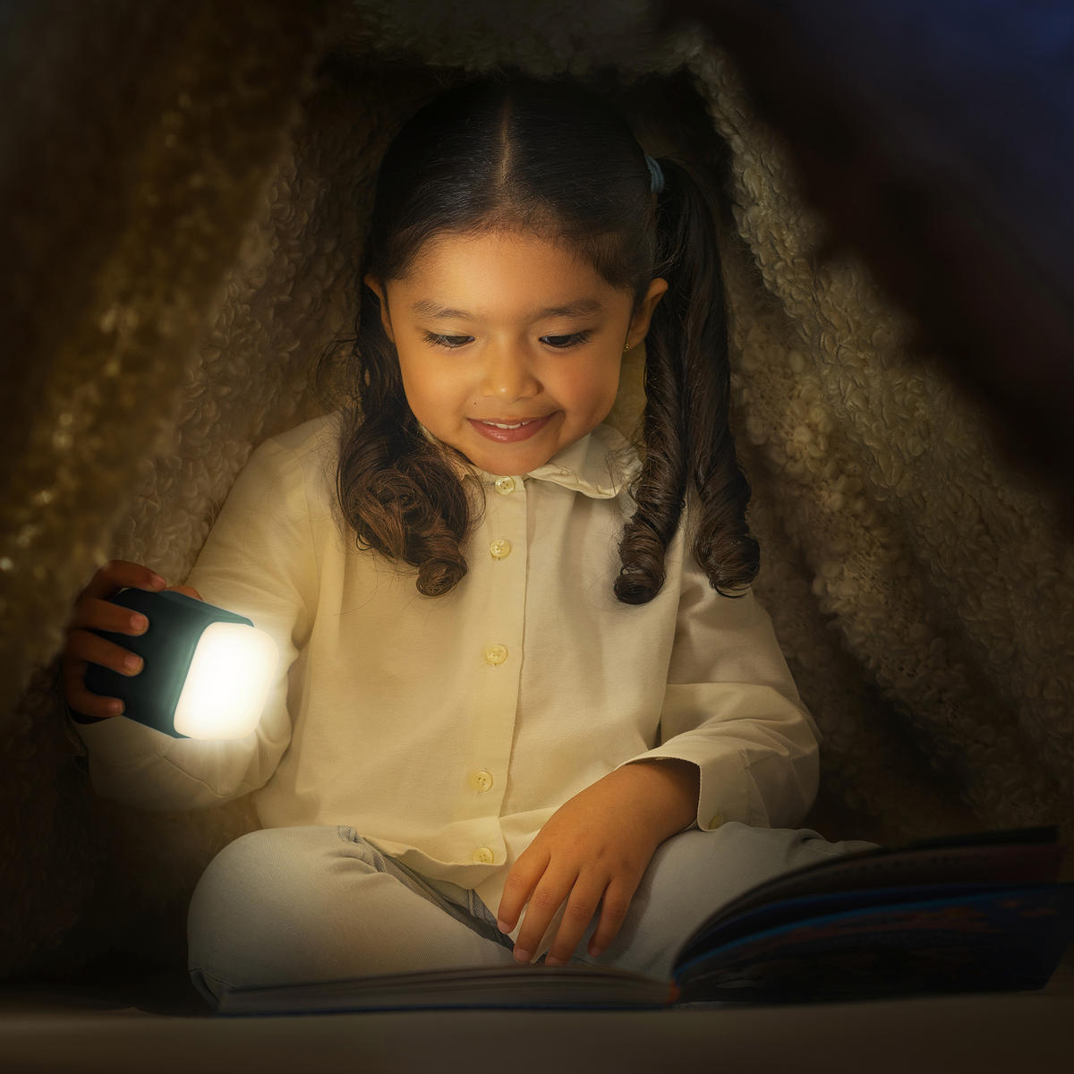 KINDER-NACHTLICHT 6/7,5/6 cm   - Hellgrün, Basics, Kunststoff (6/7,5/6cm) - Reer