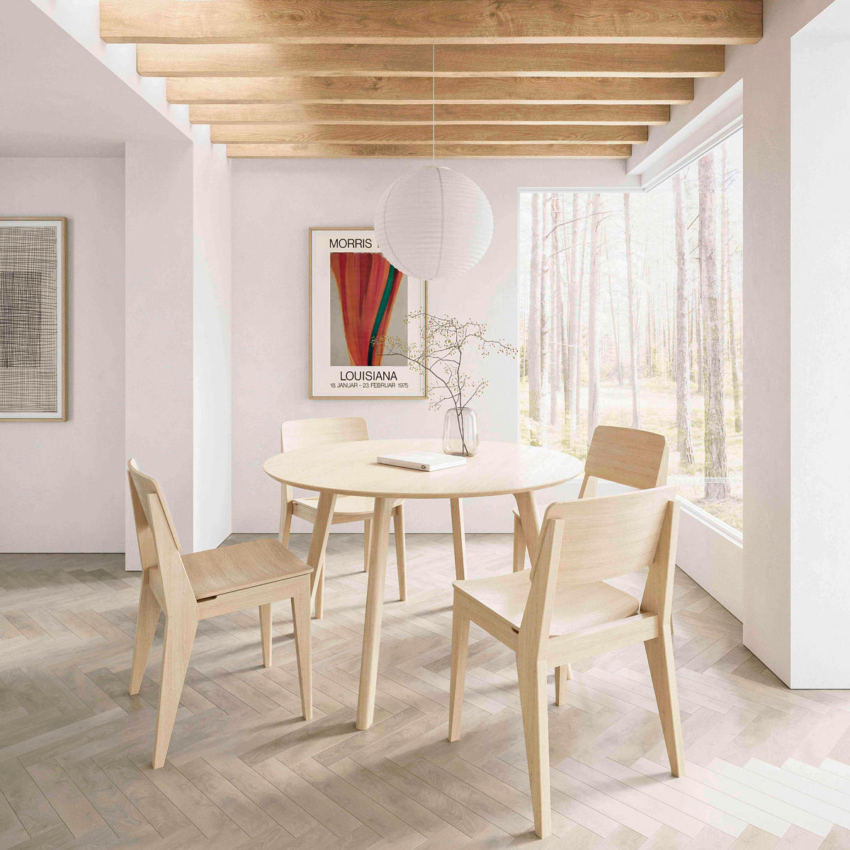 STUHL     Naturfarben  - Naturfarben, Design, Holz (50/80/54cm) - Livetastic