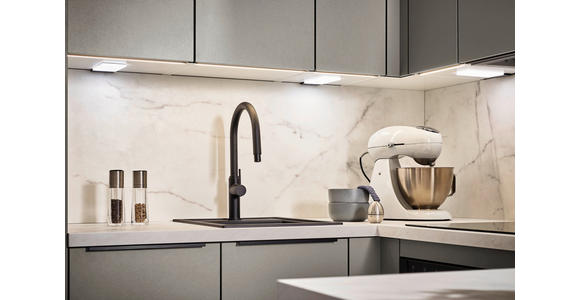 EINBAUKÜCHE   - Grau, Design, Holzwerkstoff - Xora