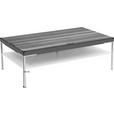 COUCHTISCH in Holz, Holzwerkstoff 125/75/42 cm  - Nussbaumfarben/Weiß, KONVENTIONELL, Holz/Holzwerkstoff (125/75/42cm) - Moderano