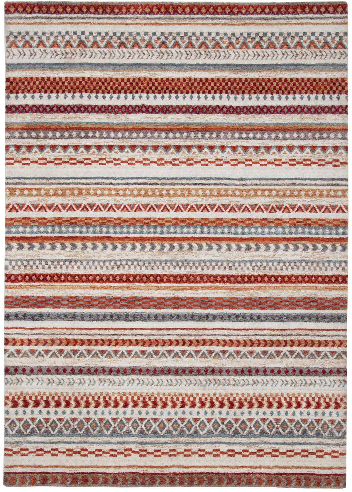 TKANI TEPIH 70/140 cm   višebojno, boje hrđe  FASA  - boje hrđe/višebojno, Basics, tekstil (70/140cm)