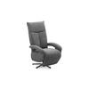 RELAXSESSEL in Textil Schlammfarben  - Schlammfarben/Schwarz, Konventionell, Textil/Metall (74/112/82cm) - Sit & More