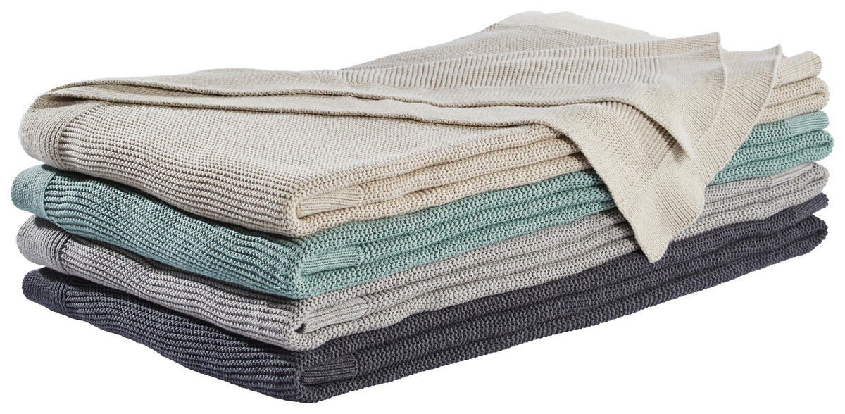 DOMÁCÍ DEKA, bavlna, 150/200 cm - zelená, Basics, textil (150/200cm) - Dieter Knoll