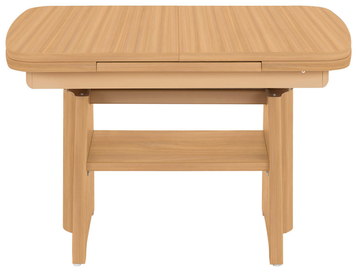 COUCHTISCH Kernbuche furniert 90-131/65/56-75 cm rechteckig Buchefarben  - Buchefarben, KONVENTIONELL, Holzwerkstoff (90-131/65/56-75cm) - Venda