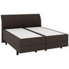BOXSPRINGBETT 180/200 cm  in Braun  - Schwarz/Braun, KONVENTIONELL, Kunststoff/Textil (180/200cm) - Musterring