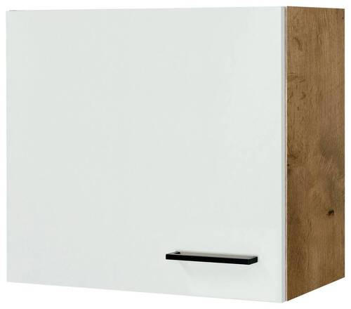 KÜCHENOBERSCHRANK 60/54,8/32 cm  in Eichefarben, Magnolie  - Eichefarben/Magnolie, KONVENTIONELL, Holzwerkstoff/Metall (60/54,8/32cm) - FlexWell