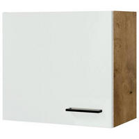 KÜCHENOBERSCHRANK 60/54,8/32 cm  in Eichefarben, Magnolie  - Eichefarben/Magnolie, KONVENTIONELL, Holzwerkstoff/Metall (60/54,8/32cm) - FlexWell