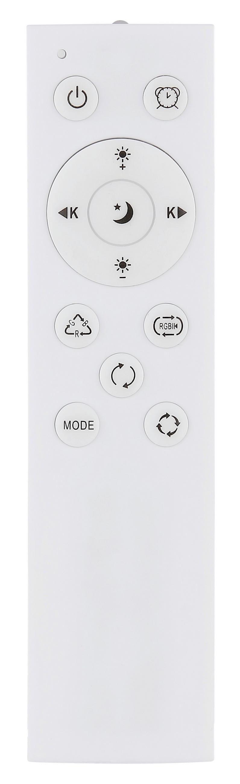 STROPNA LED-SVETILKA  Dwain   2700-6500 K 230 V  - bela, Design, umetna masa (37/7cm) - Globo