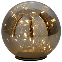 LED-DEKOLEUCHTE 15/13,5 cm  - Grau, Design, Glas (15/13,5cm) - X-Mas