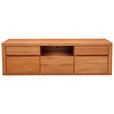 LOWBOARD in 194/58/50 cm - Kernbuche/Grau, KONVENTIONELL, Holz/Holzwerkstoff (194/58/50cm) - Voleo