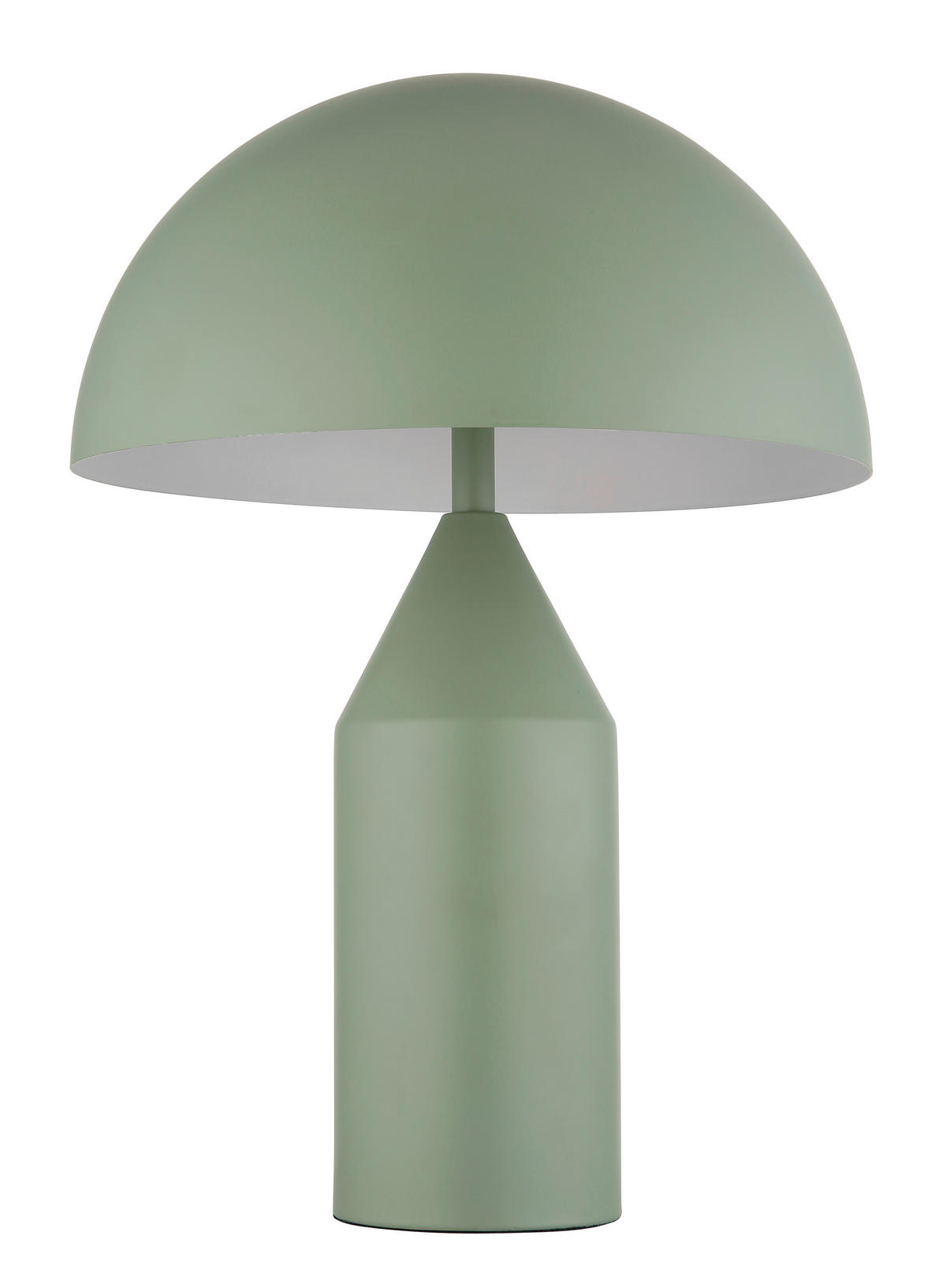 TISCHLEUCHTE - Weiss/Hellgrün, Design, Metall (28/39cm) - Globo