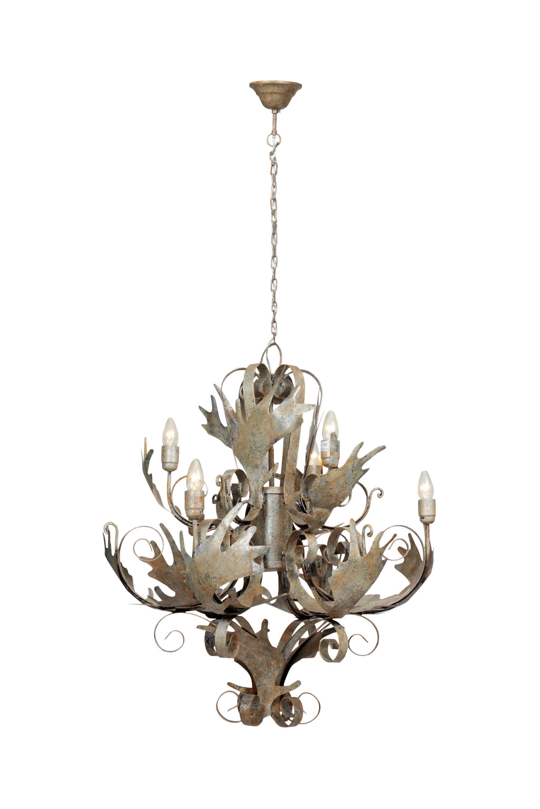 HÄNGELEUCHTE  71/81 cm   - Champagner, Trend, Metall (71/81cm) - Kayoom