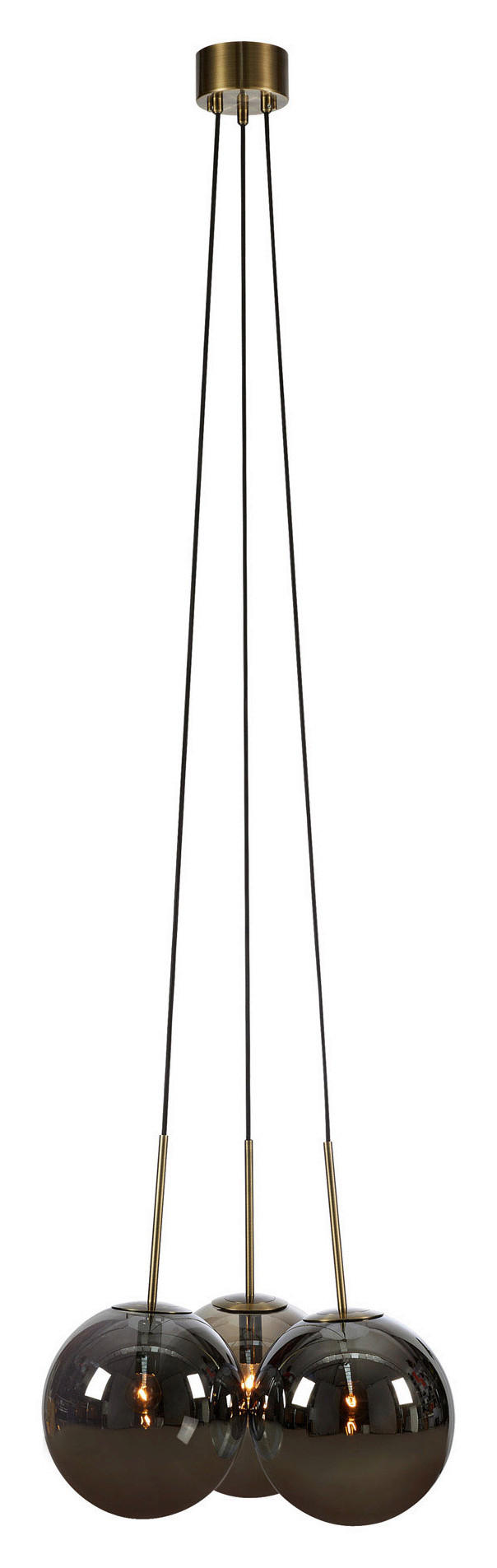 PENDELLEUCHTE 54/45/54 cm  - Grau, Basics, Glas/Metall (54/45/54cm) - Markslöjd