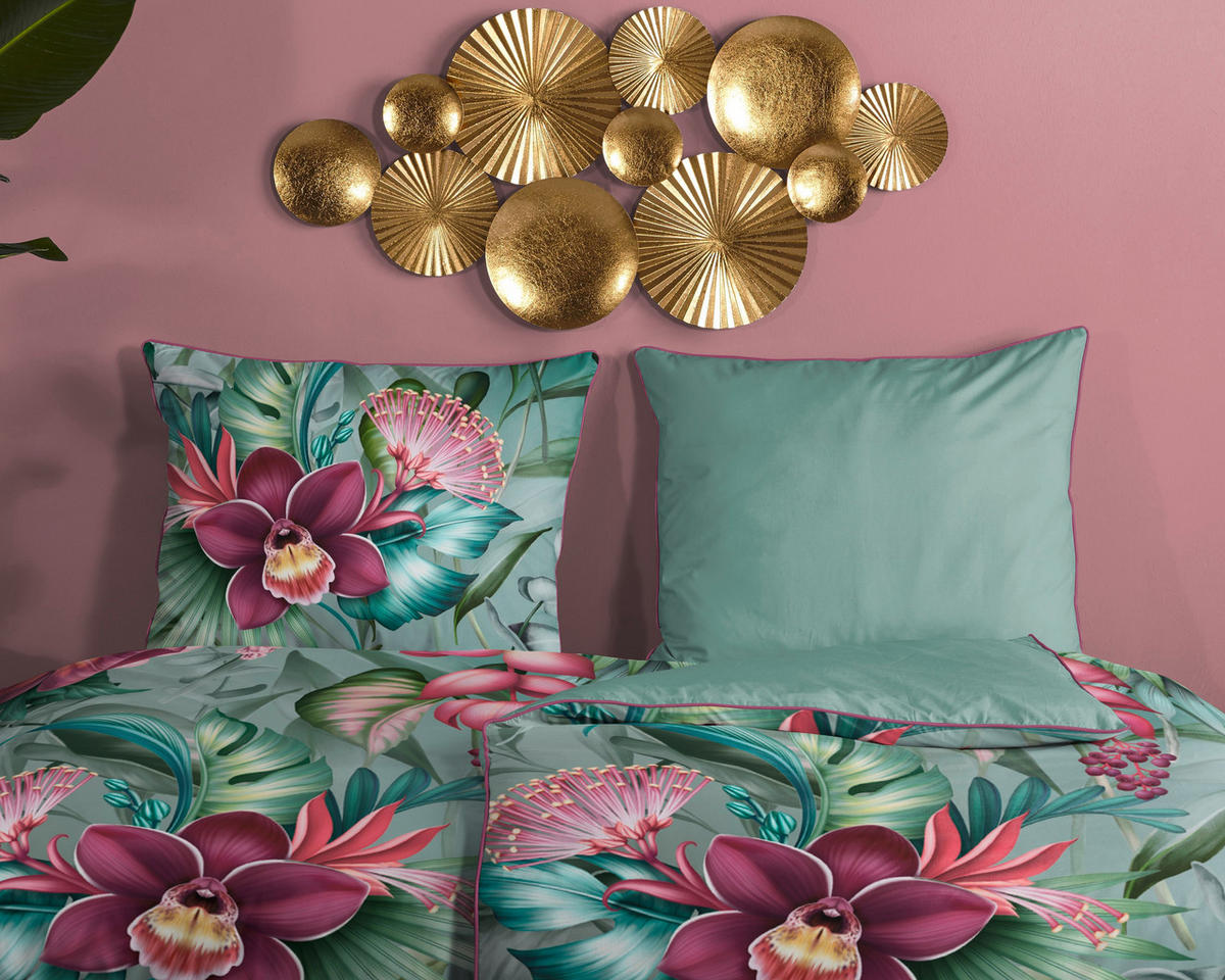 BETTWÄSCHE Descanso Satin 140/200 cm  - Multicolor, LIFESTYLE, Textil (140/200cm)