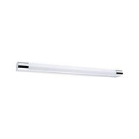 Badezimmer-Wandleuchte Mizar 63/8,2/4,5 cm  - Chromfarben/Weiß, Design, Kunststoff/Metall (63/8,2/4,5cm) - Paulmann
