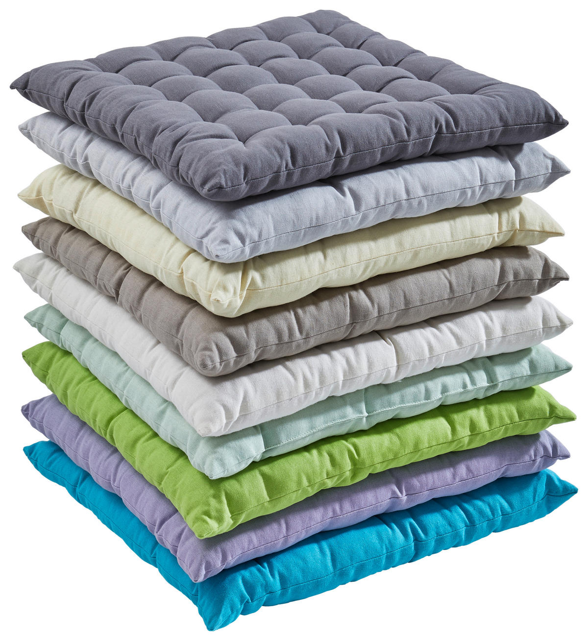 SITZKISSEN 40/40 cm  - Blau, Design, Textil (40/40cm) - Boxxx