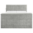 BOXSPRINGBETT 180/200 cm  in Schlammfarben  - Schlammfarben, KONVENTIONELL, Textil (180/200cm) - Carryhome