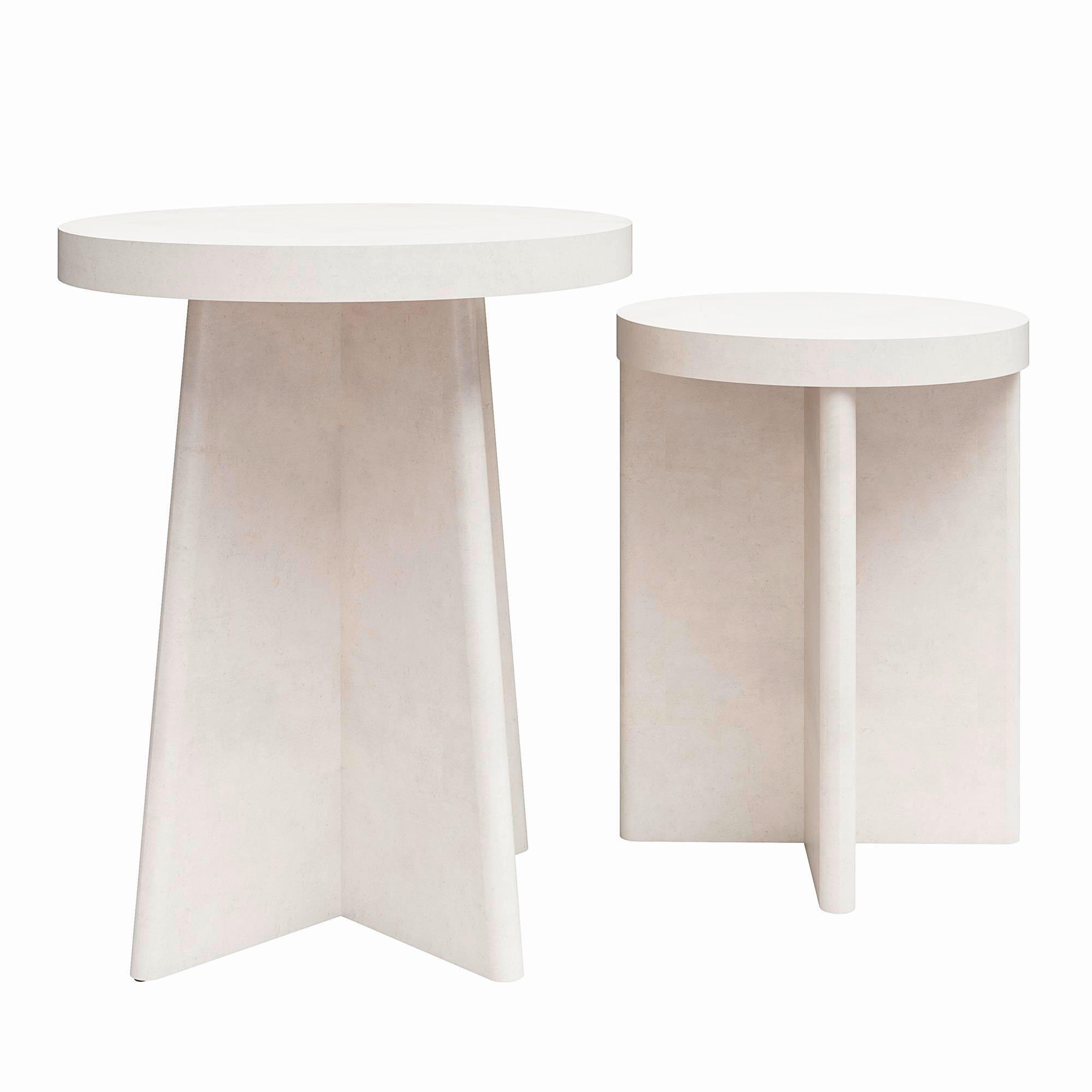 BEISTELLTISCH Beige rund  - Beige, Design, Papier/Holzwerkstoff (50/62cm) - MID.YOU