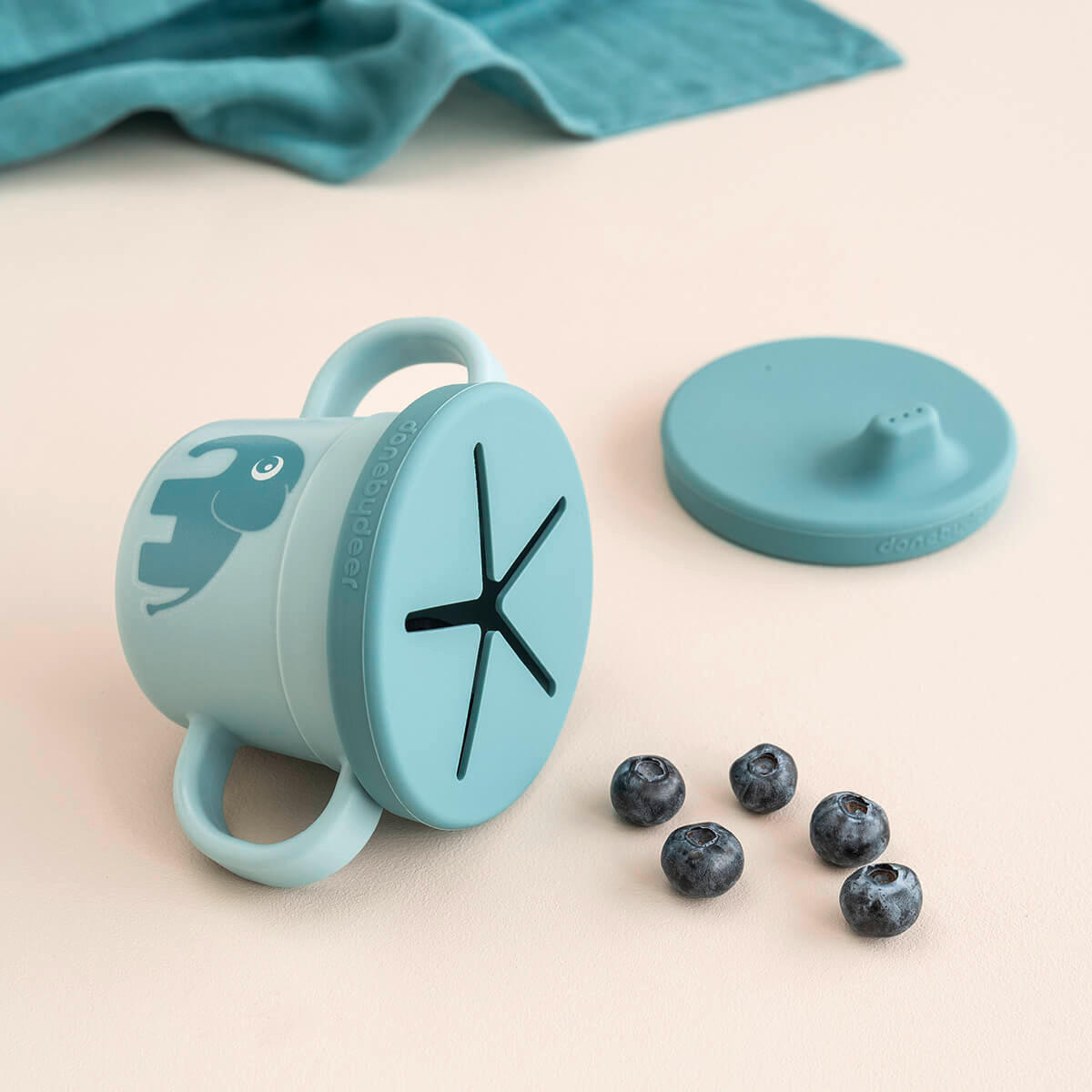 TRINKBECHER  - Hellblau, Basics, Kunststoff (12/8,7/9cm)